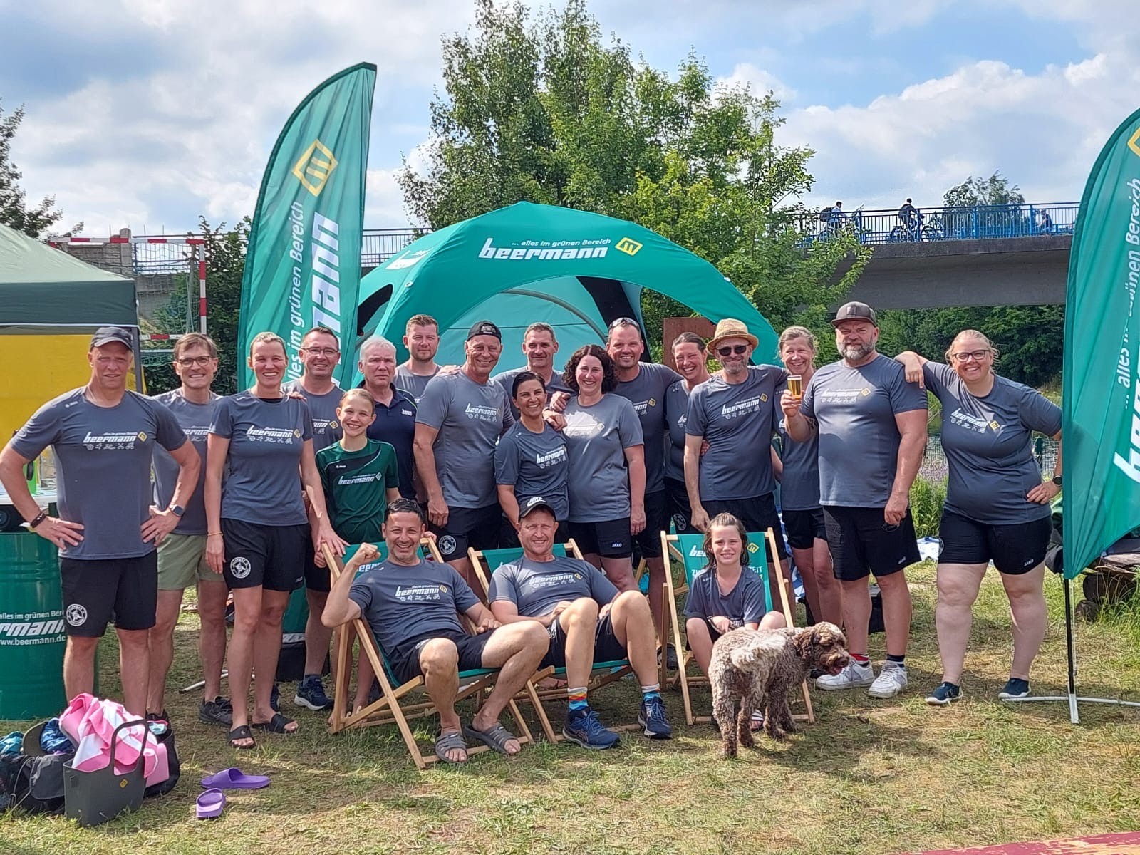 Beermann Drachen "greenteam"